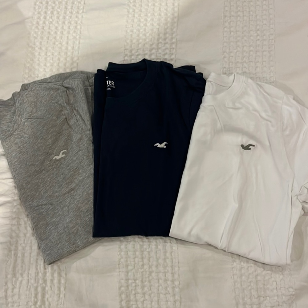Hollister TShirt x3.   Not cropped.